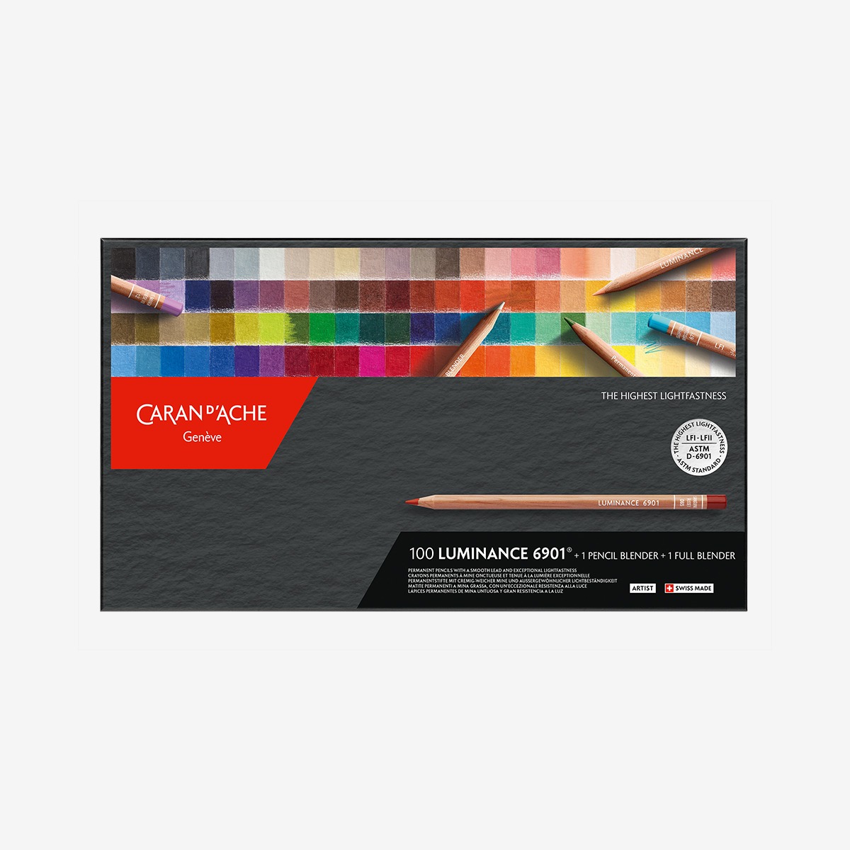 루미넌스 6901® 유성색연필 100색+2블랜더