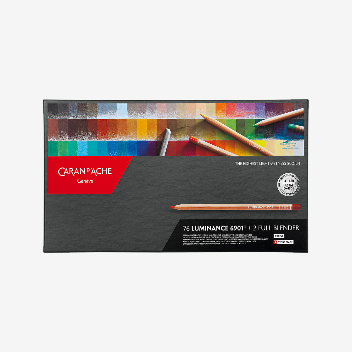 루미넌스 6901® 유성색연필 76색+2블랜더