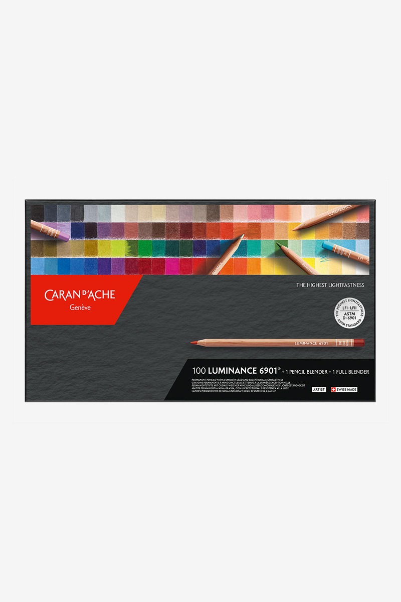 루미넌스 6901® 유성색연필 100색+2블랜더